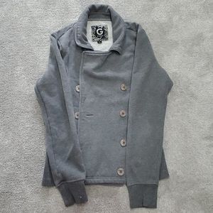 Guess grey button up